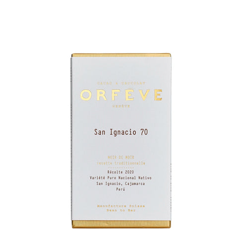 San Ignacio 70, Pérou, chocolat Noir de Noir Extra Fin 2022, Orfève | L'ESPRIT DU VIN