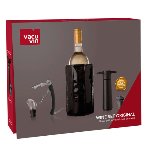 Set Original de 5 accessoires pour le vin, Vacu Vin | L'ESPRIT DU VIN