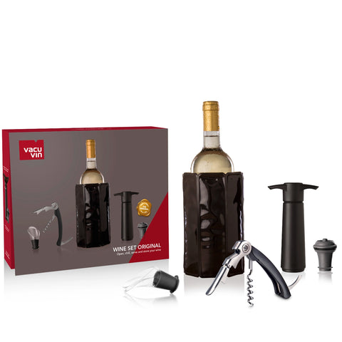 Set Original de 5 accessoires pour le vin, Vacu Vin | L'ESPRIT DU VIN