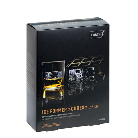 Boîte du moule à glaçons silicone en cubes de 5 cm Lurch